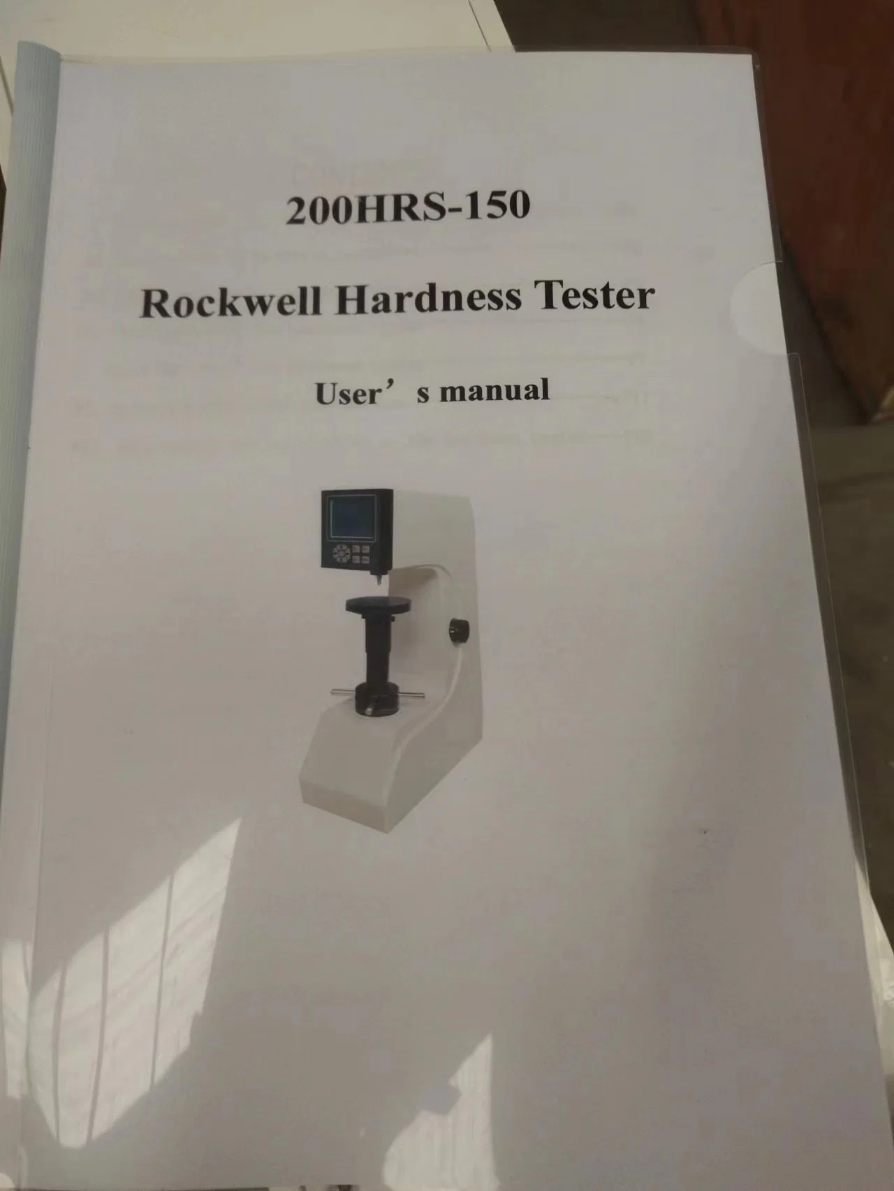 Hbs-62.5 Small Load Touch Screen Digital Display Automatic Brinell Hardness Tester