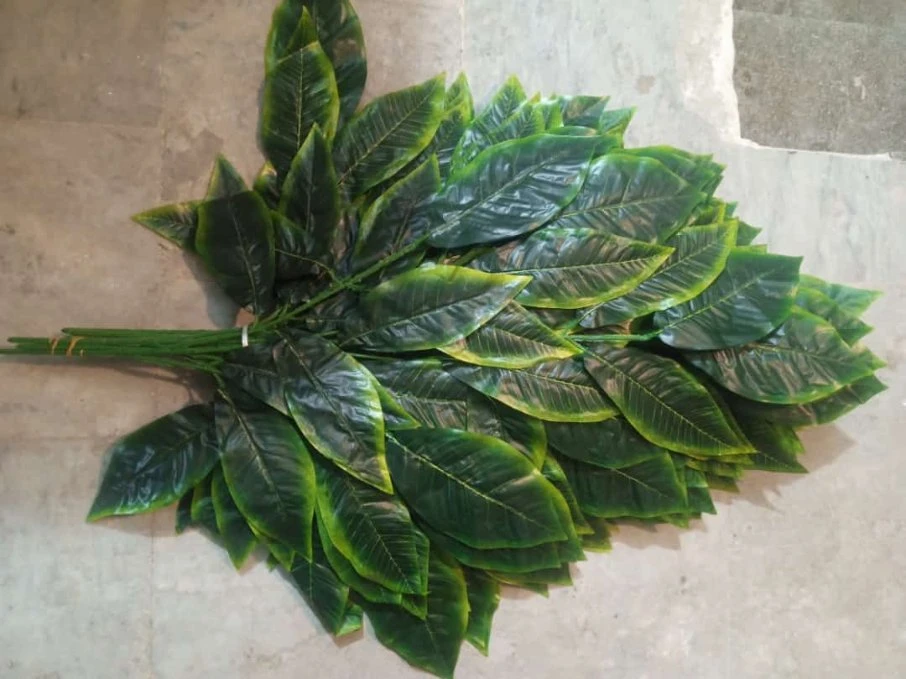 Wholesale/Supplier Artificial Mango Leaves Decoration Artificial Tree Branch for Sale