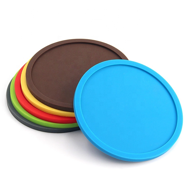 Custom Logo Wholesale/Supplier Car Blank Rubber Soft PVC Silicone Tea Cup Coaster