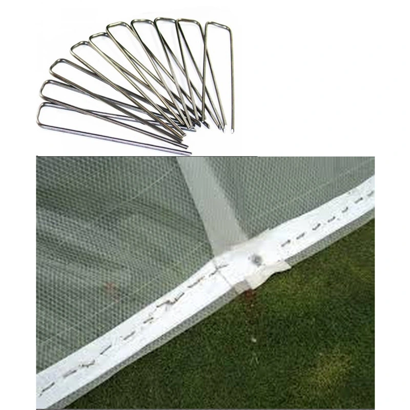 Excellent Quality Customized Sizes Galvanized U Shaped Staples for Garden