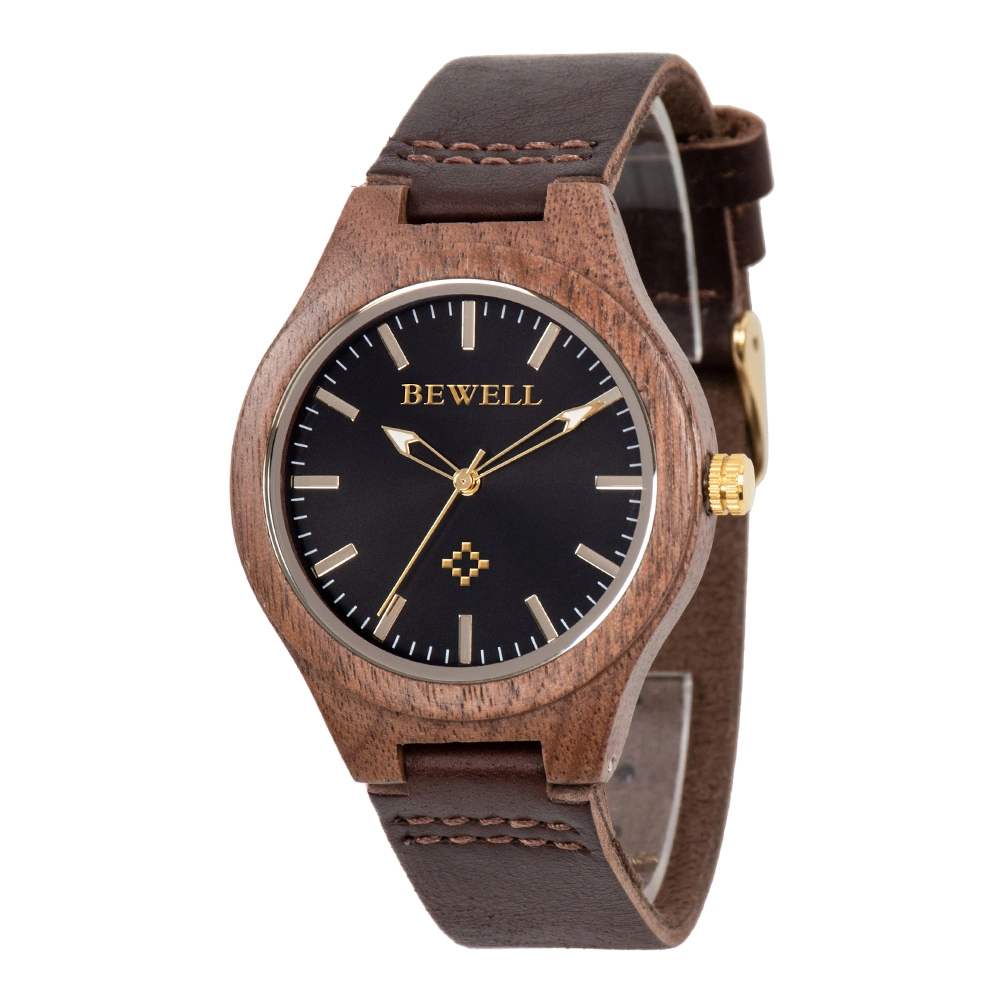 Wholesale/Supplier Wooden Watch Leather Strap Unisex Watch