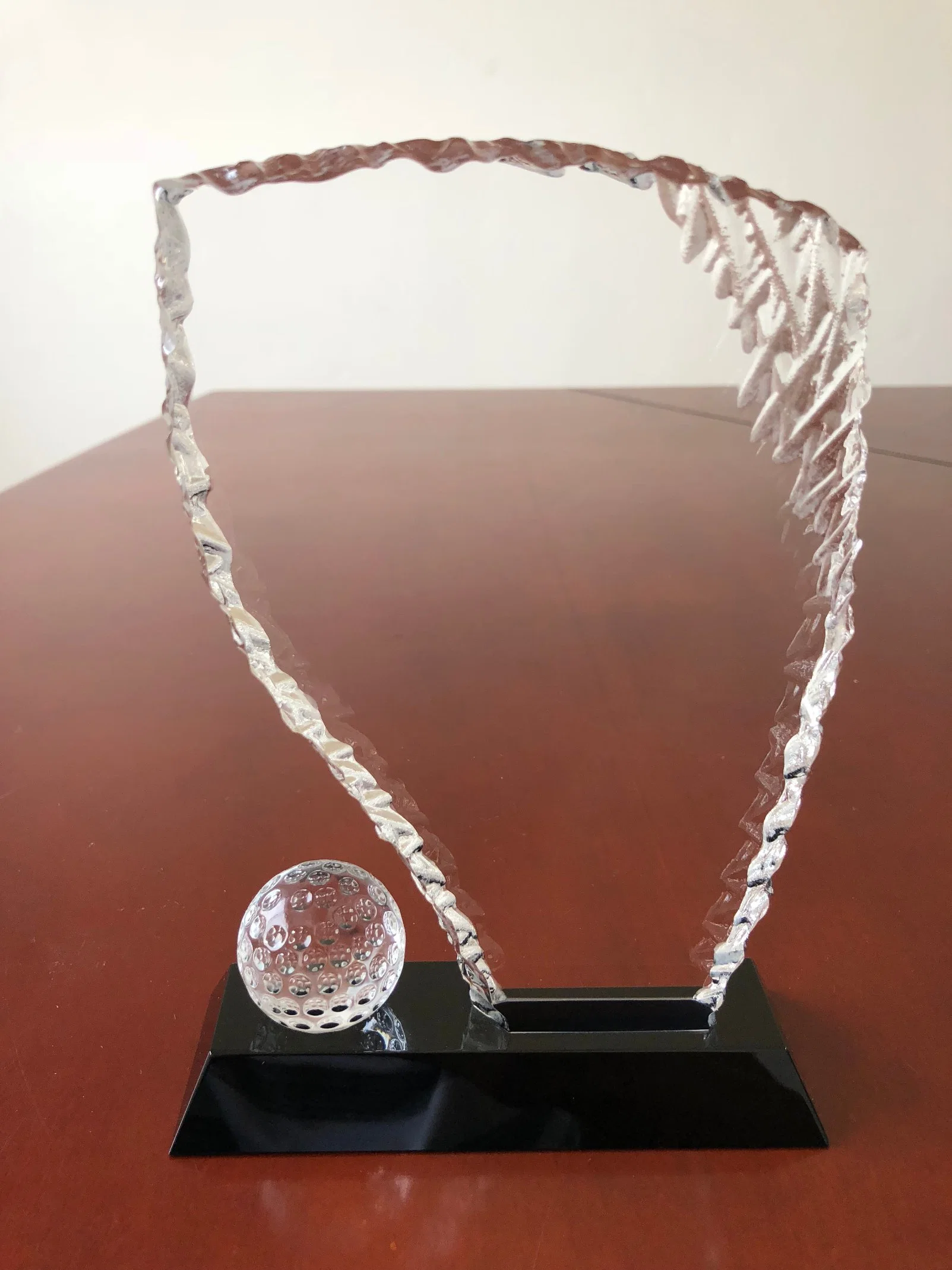 Crystal Glass Dom Paperweight Awards Trophy