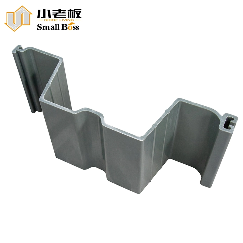 UV Stabilizers U718 Shaped Width 718mm Depth 180mm Thermal Impact Strength Modifiers Vinyl Sheet Piling for Flood Walls & Protect