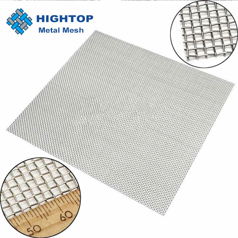 30 40 60 80 Mesh Plain Weave 410 430 Stainless Steel Wire Metal Mesh Screen Filtration Cloth