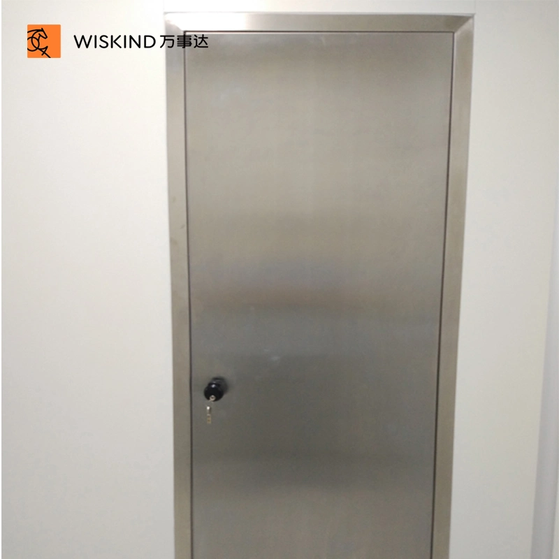 50mm/75mm/100mm Aluminum Honeycomb Security Stainless Steel Cleanroom Door