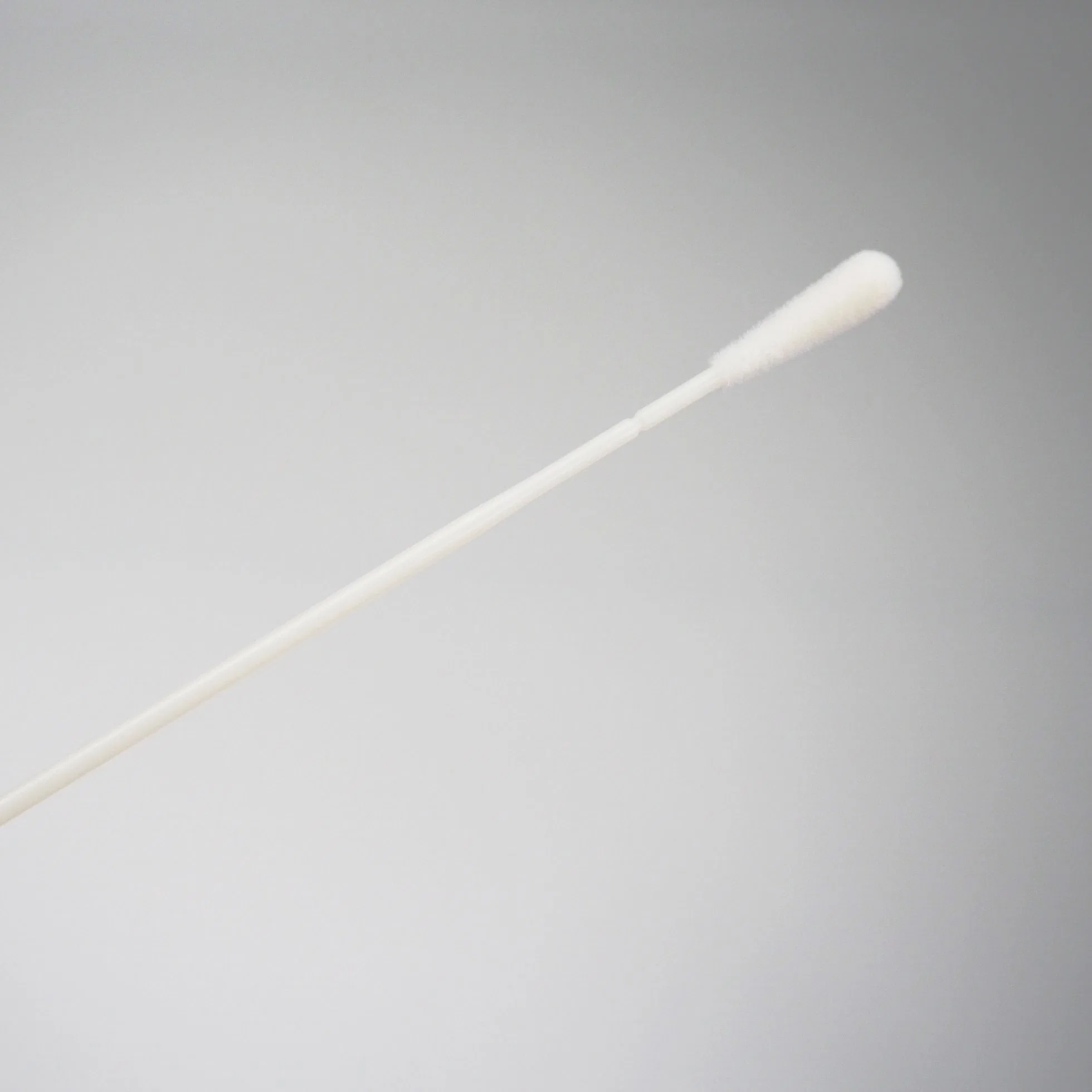 Disposable Flocked Nylon Throat / Nasopharyngeal Virus Test Sterile Collection Swabs