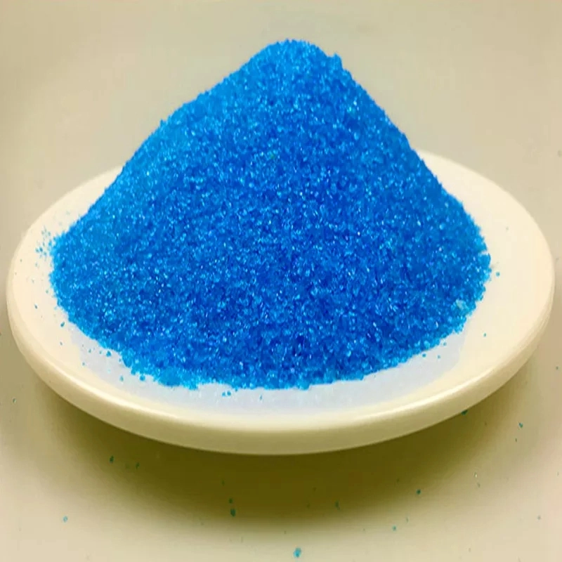 Mining Collector Bright Blue Granular Copper Sulfate Flotation Reagent CAS 7758-99-8