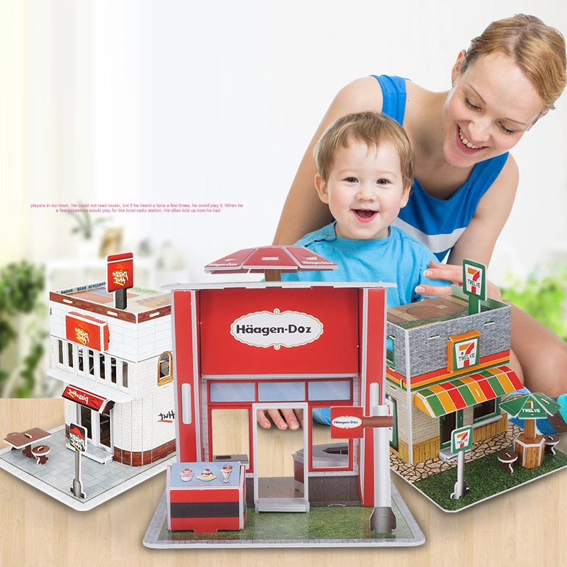 Enfants Construction célèbre National Building Architecture modèle Kit jeu éducatif Jouets casse-tête 3D Jeux de bricolage 3D Stadium Jigsaw Puzzle