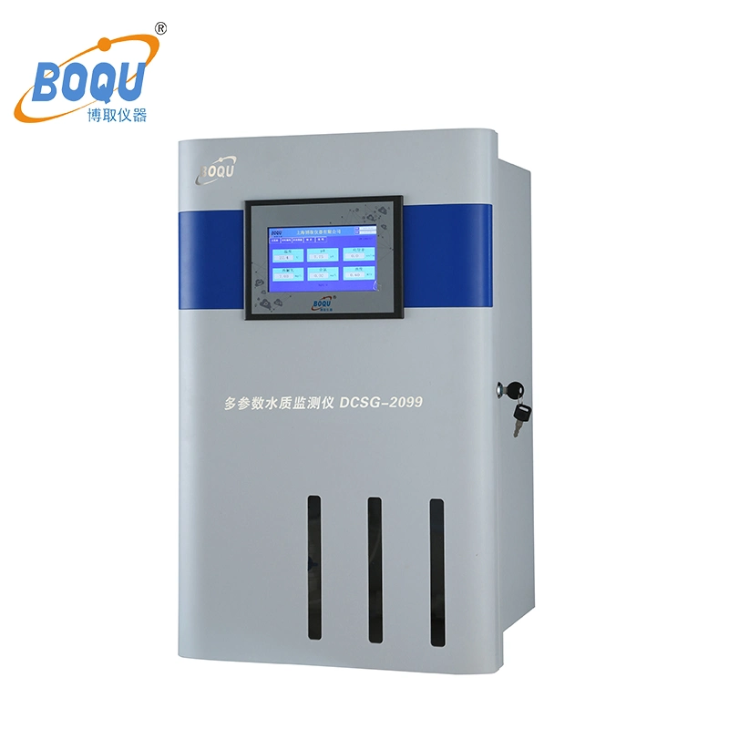 Boqu Dcsg-2099 Analizador en línea fase ce ¿cloro residual turbiedad del agua multiparámetros Controller con RS485 Analizador de sistema de desagüe integrado