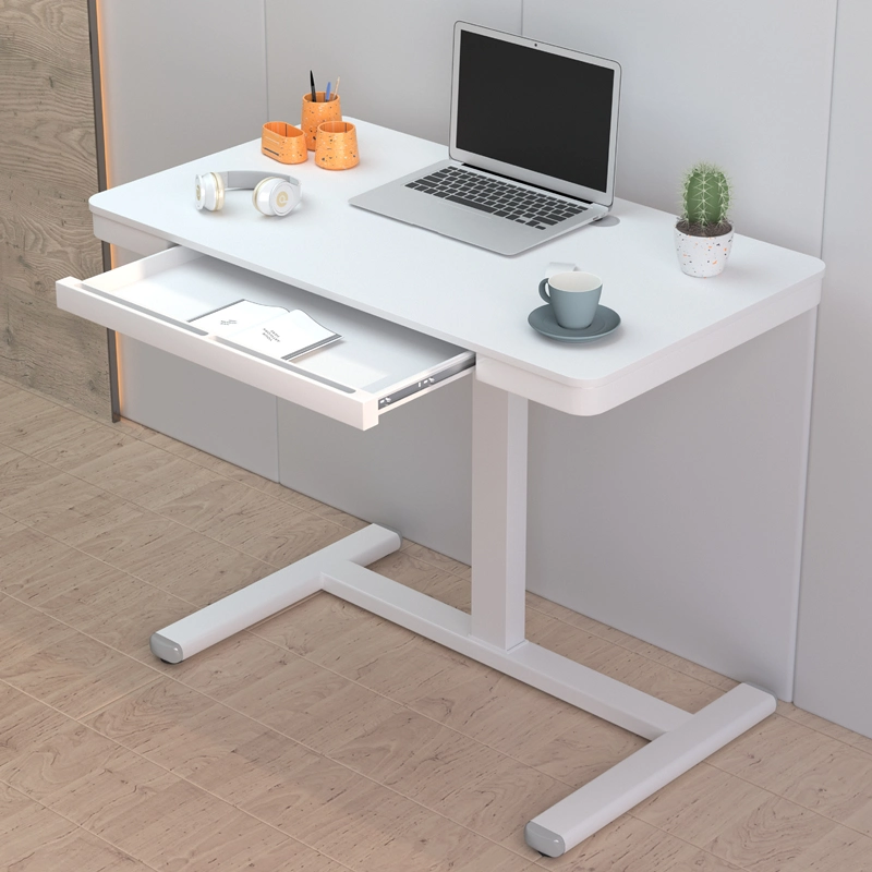 90cm Sit Stand Adjustable Notebook Single Leg Standing Computer Desk for Home