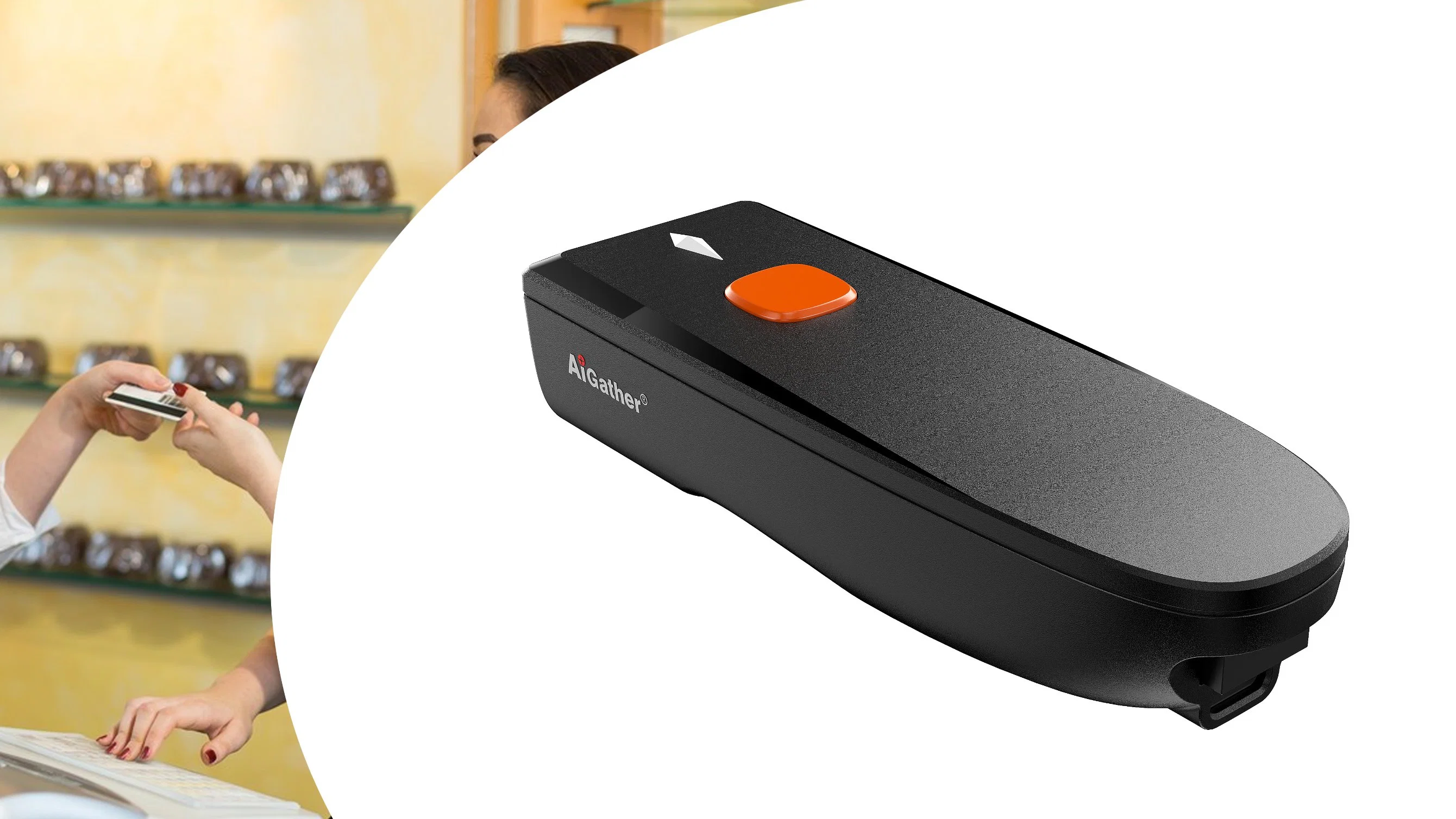 Type-C Mini Wireless Barcode Scanner a-M2