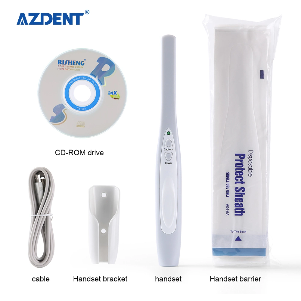 Azdent Dental Defination escáner portátil de cámara intraoral USB/cámara intraoral