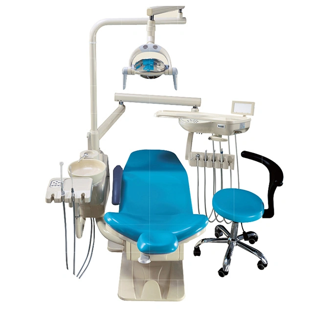 Unité de promotion de chaise de dentiste fabriquée en usine avec lumière LED