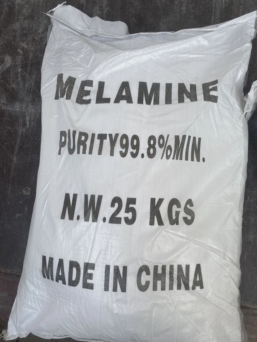 CAS 108-78-1 Pó branco melamina 99.5/99.8 para produção de resina melamínica MDF durável