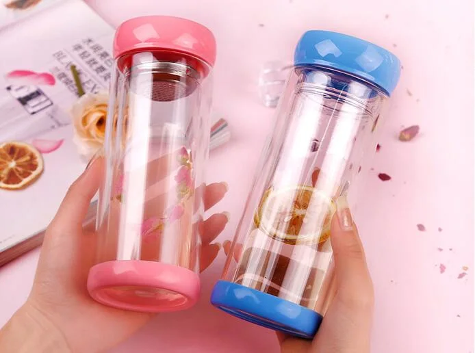 Sports Water Bottle Glass Travel Cup Birthday Gift Cup