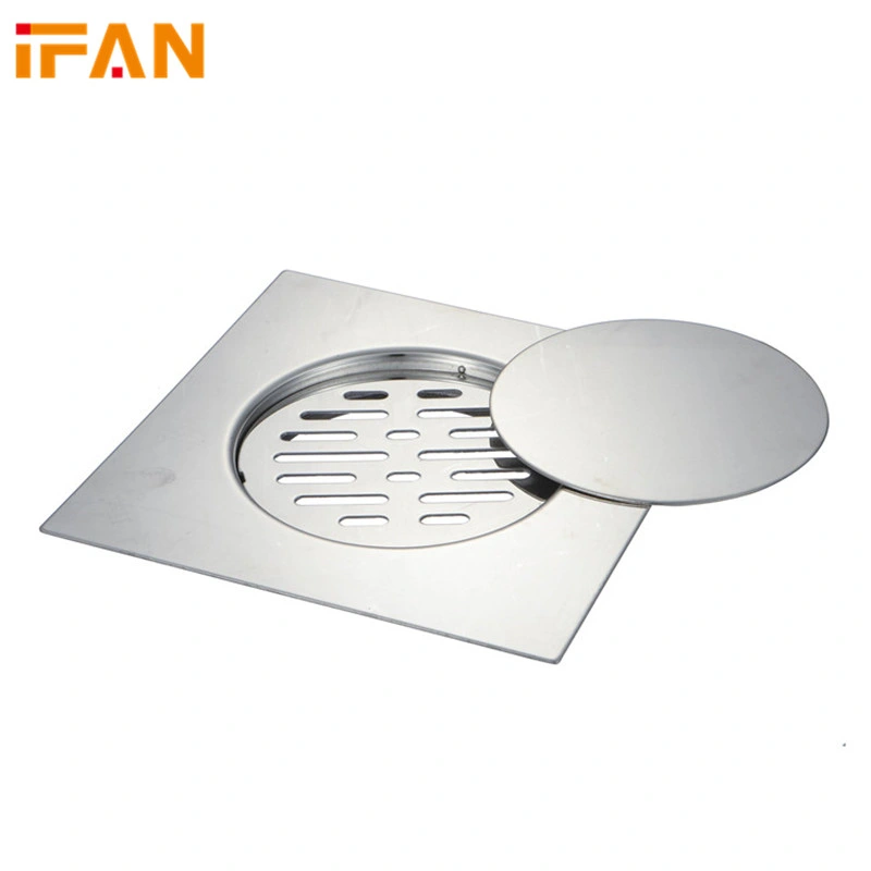 Ifan Concealed Floor Drain 15cm 20cm Stainless Steel Floor Drain