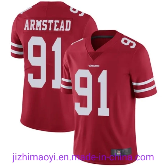 Wholesale/Supplier 49er Football Customized Scarlet Vapor Untouchable Elite Game Limited Jersey