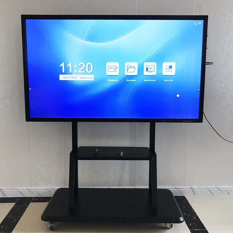 Wholesale/Supplier Mobile LED Conference Machine Teaching System LED TV Stand P1.5 P1.875 P2.5 135 163 216 Inch Video Wall Display Screen