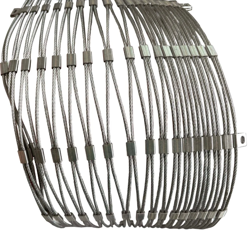 Hand-Woven Stainless Steel Rope Ferrule Cable Zoo Wire Mesh