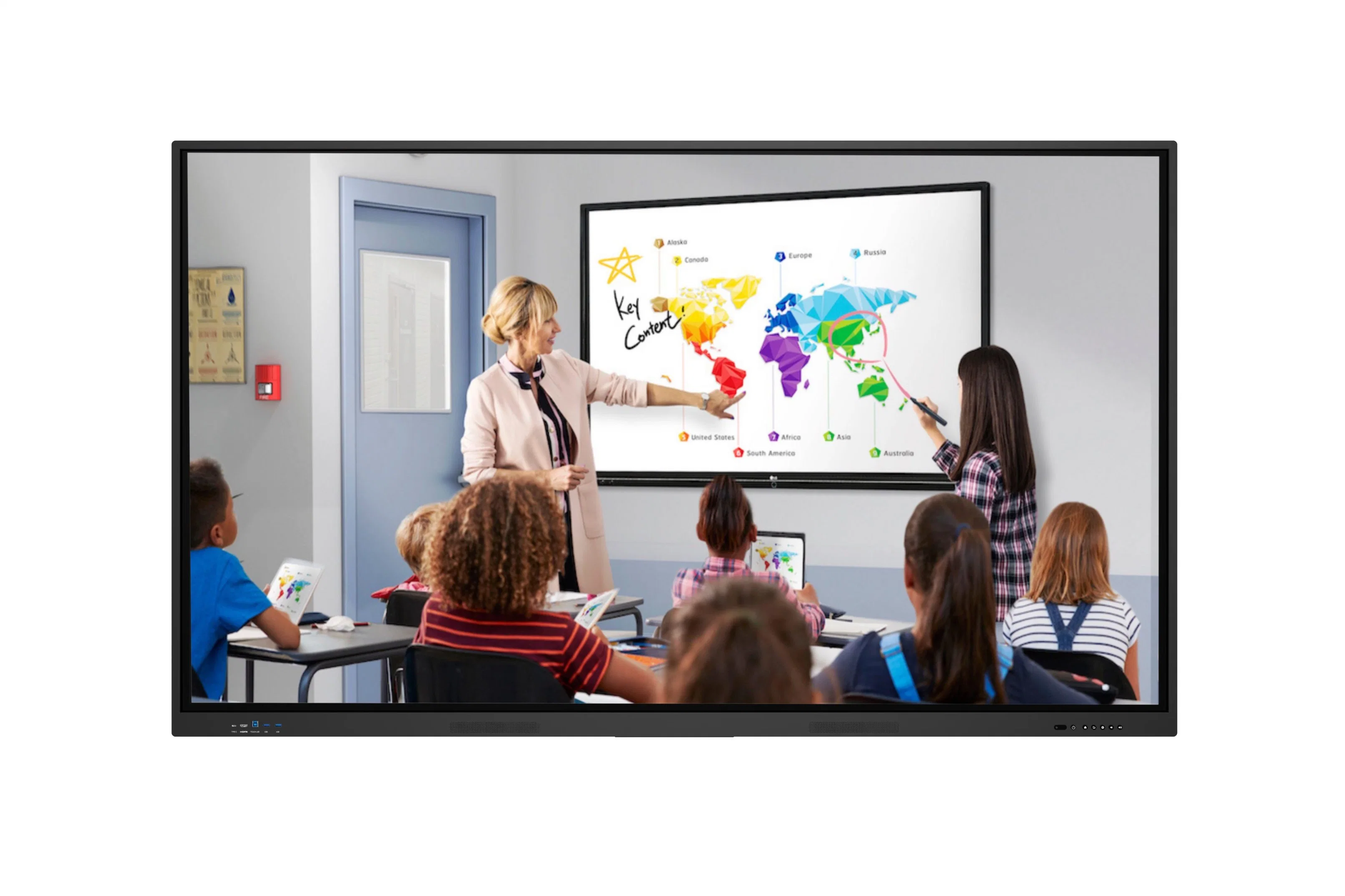 86inch Interactive Touch Screen Presentation Board Display Educate&Assembly