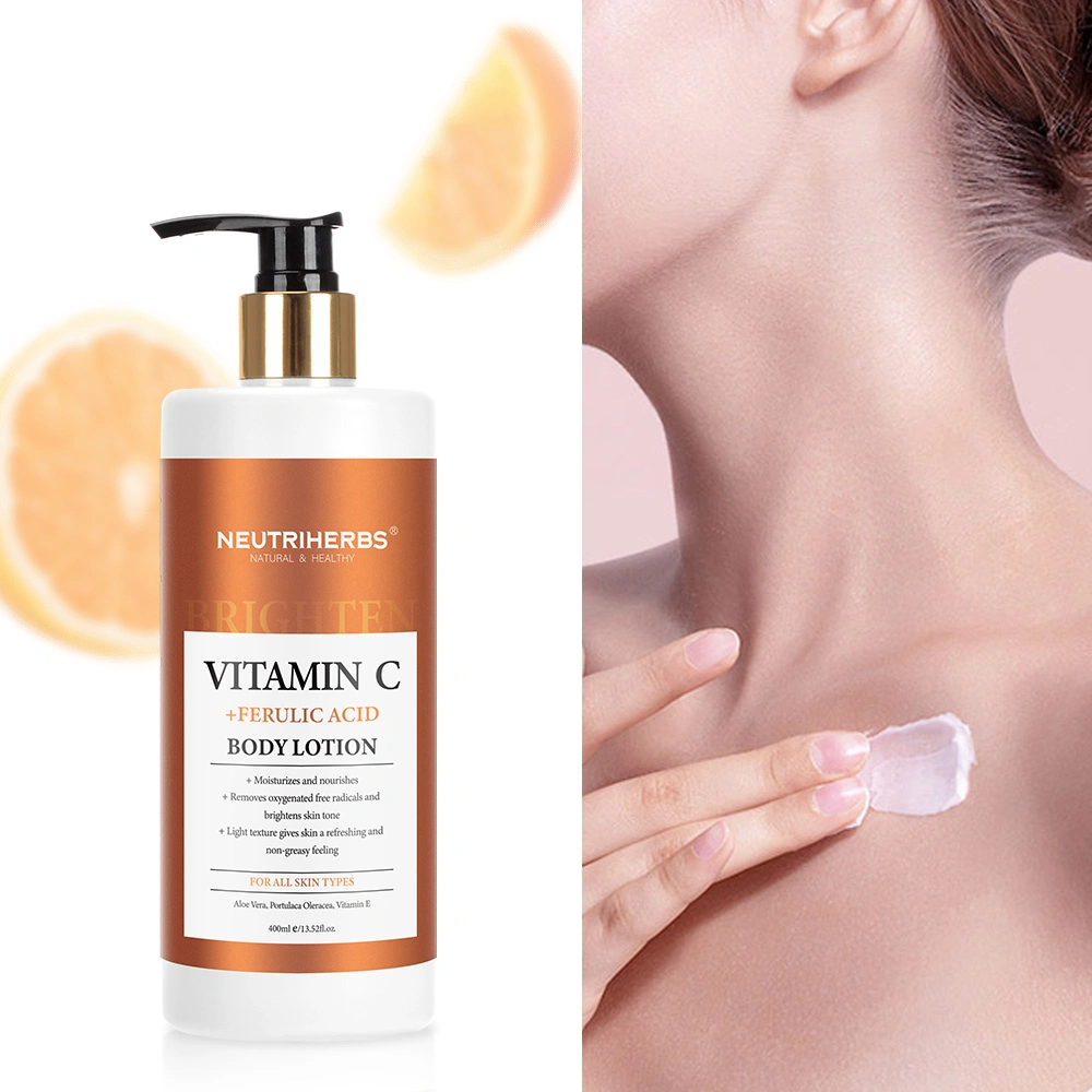 Skin Care Bright 400ml Vitamin C Body Lotion for African Skin