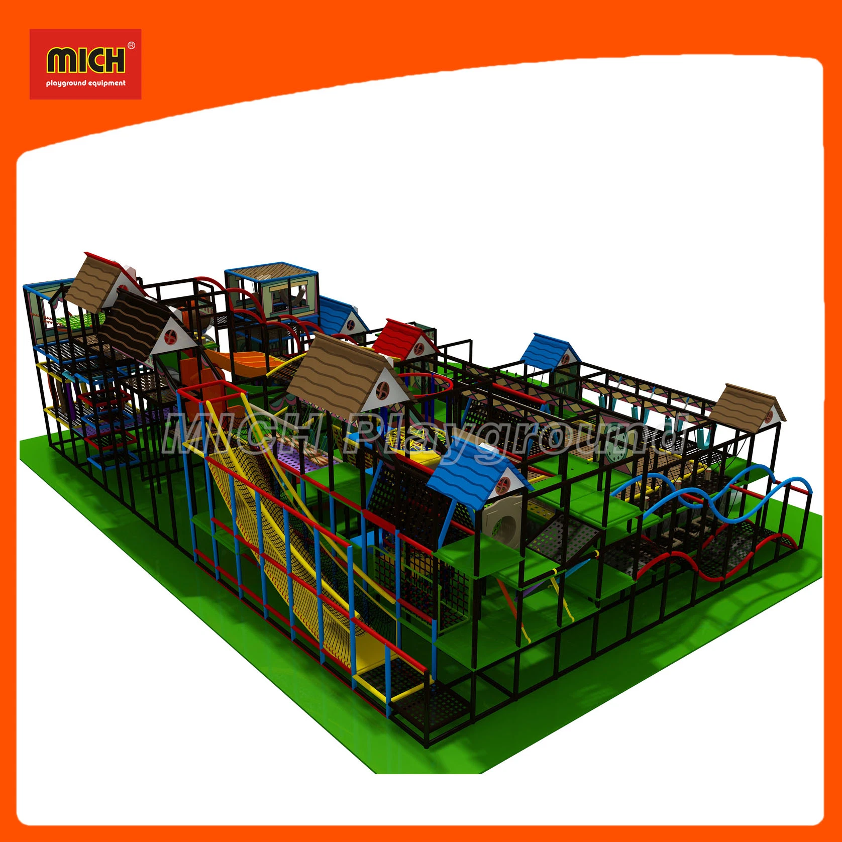 Mich Fantastic Indoor Entertainment Equipment with Climbing Wall