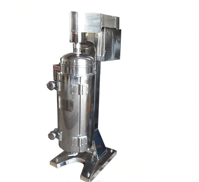 Food Industrial Liquid Liquid Solid Separation Virgin Coconut Oil Tubular Centrifuge Separator Machine