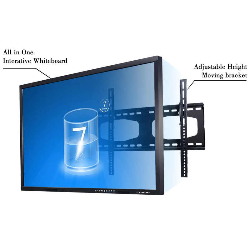 65 Inch LED Infrared Touch Monitor All in One Interactive Flat Panel Smart Touch Screen Whiteboard