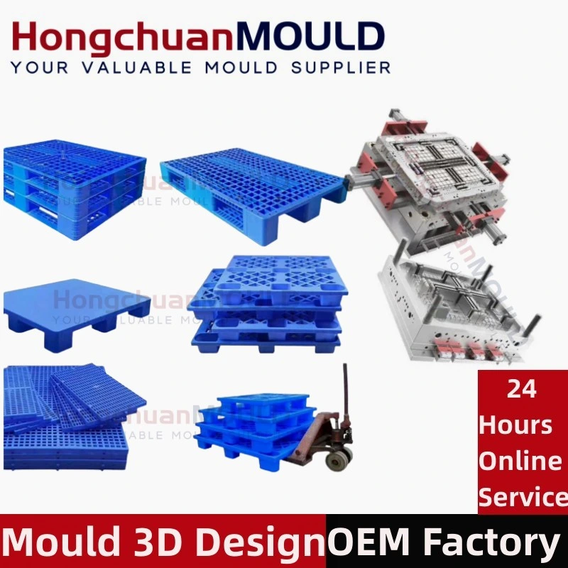 Heavy Duty Euro HDPE Large Stackable Reversible Plastic Pallet Moulds