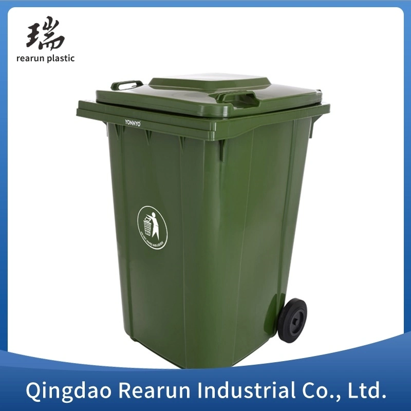 Wholesale 60L Plastic Public Rubbish Garbage Storage Can Trash Bin for USA