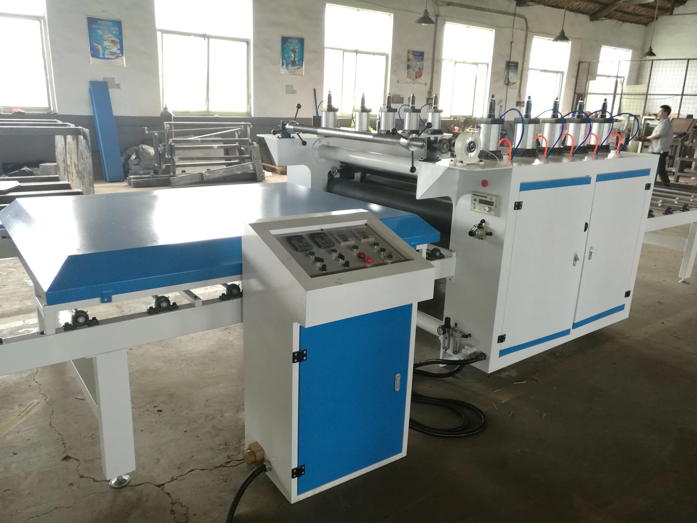 MDF Paper PVC Laminating Line Cold Press Machine Woodworking Machinery