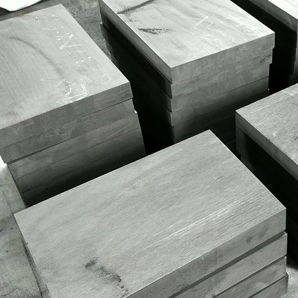 High Purity Moulded Graphite Blocks / Rods/ Sheets for Crucible Making