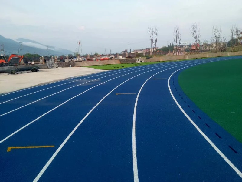 9-13mm de espesor de recubrimiento de pulverización de pista de atletismo y pista de atletismo