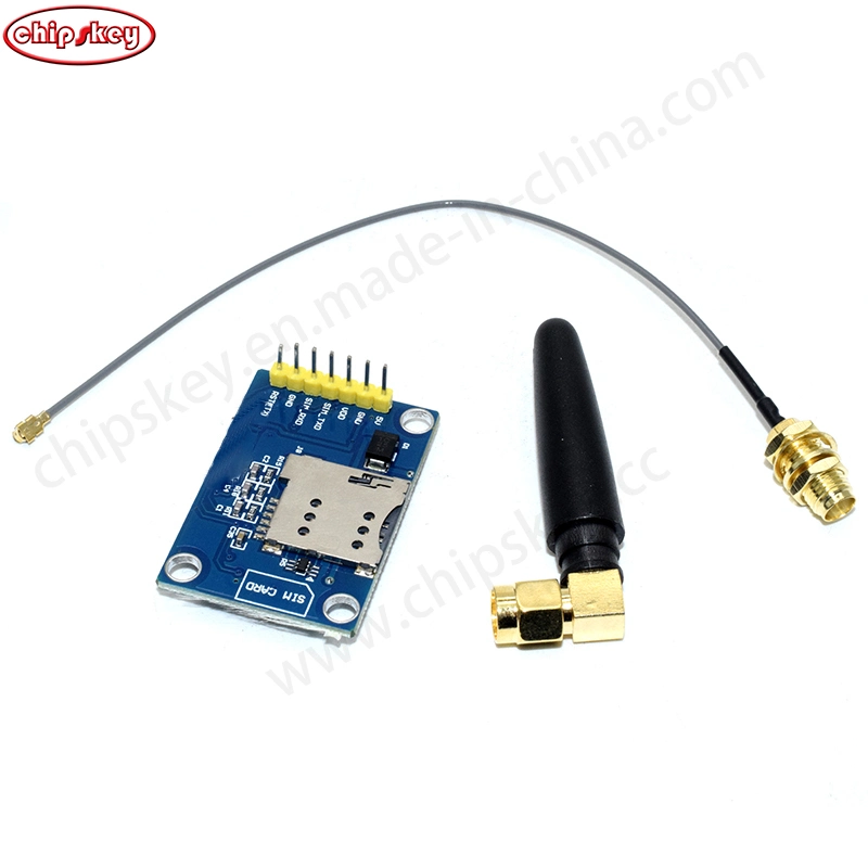 SIM800L V2,0 5V módulo GPRS GSM inalámbrico Quad-Band con antena Cable M105