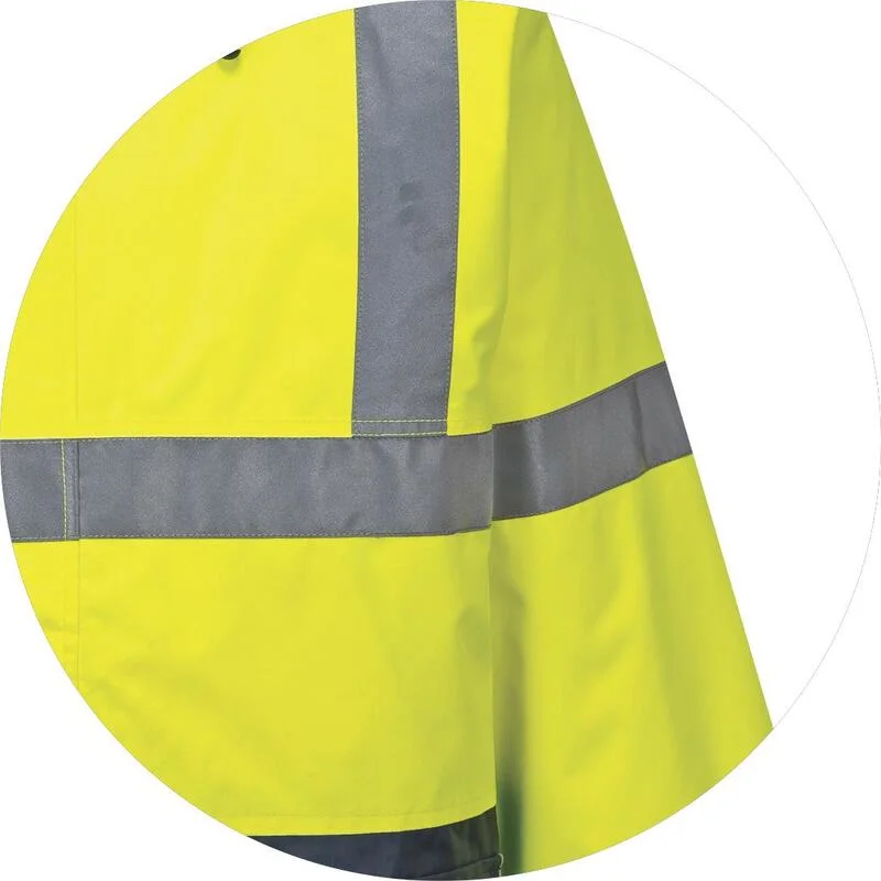 High Visibility Breathable Safety Jacket Reflective Yellow Work Wear for Road Administration