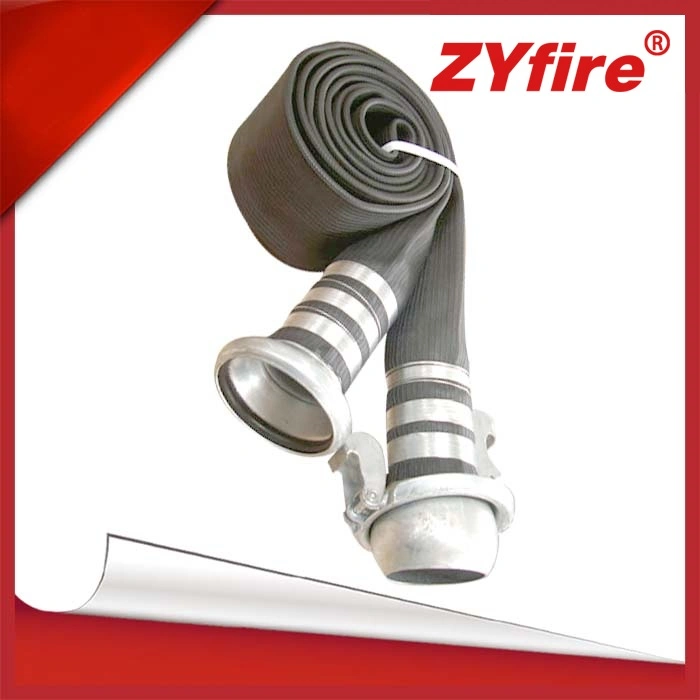 NBR Zyfire quedar plana la manguera con C+E acoplamientos de aluminio