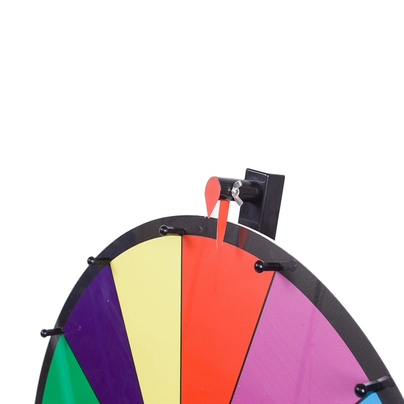 18pouce 24inch ronde Couleur Spinning Prix à gagner le jeu de rotation de roue Kit carte magnétique modifiable avec marqueur d'effacement à sec