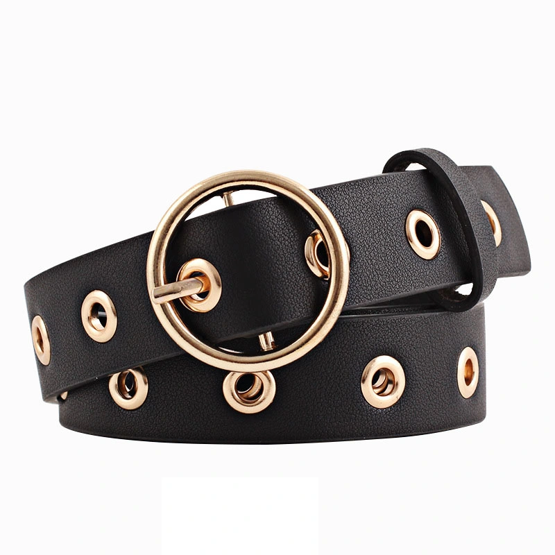 Hot Selling Cowhide Custom Logo Leather Belt Genuine Women Belt