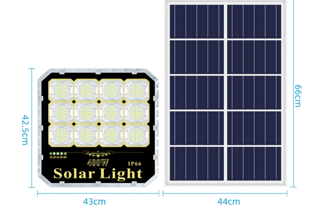 Outdoor Using Waterproof Solar Flood Light 150 Solar LED Floodlights for Garden