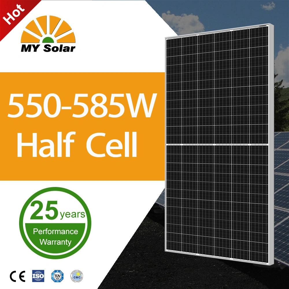 Prix/coût de panneau solaire à cellules domestiques Longi/Ja/Jinko Mono/Monocristallin/PV/Photovoltaïque en gros 550 Watt 550W 555W 560W 570W 580W 585W.