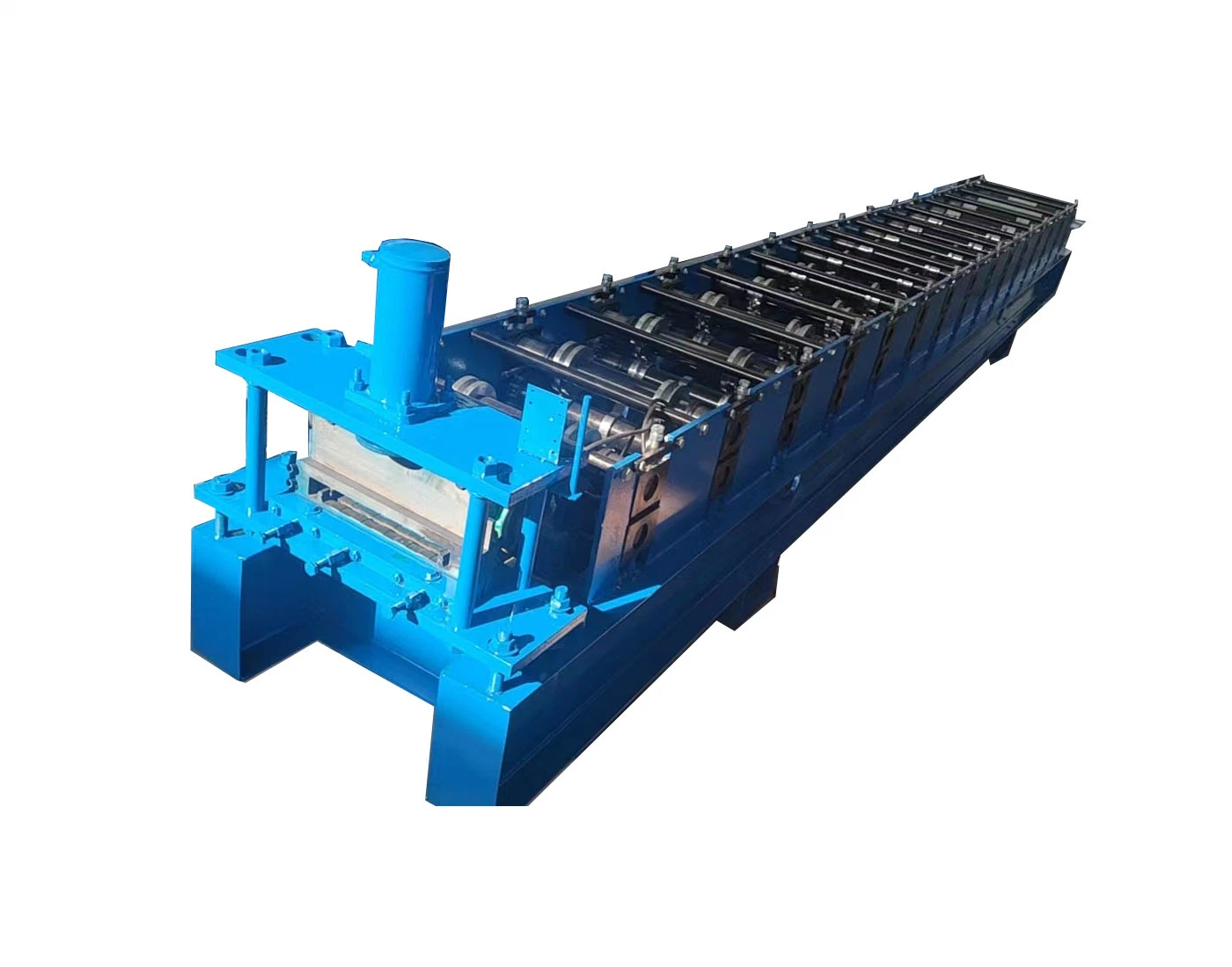 High-Speed Gusset Forming Machine Advertising Buckle Trigger Automatic Building Board Rolling Equipment