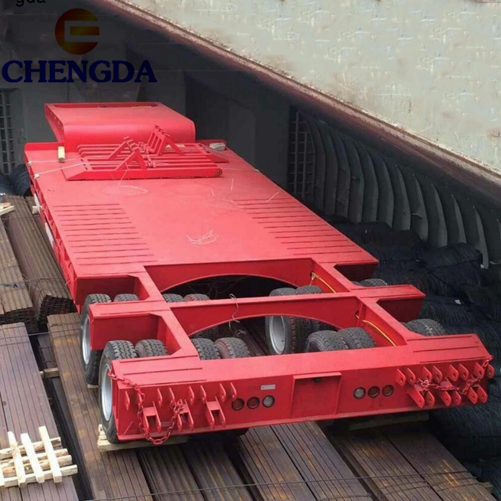 80 Ton Trailer Low Bed with Low Loader