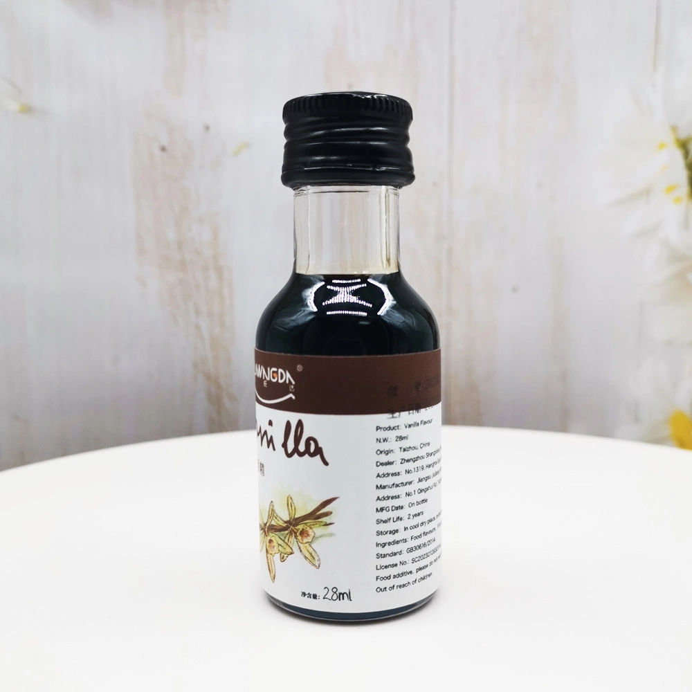 Aroma de Vainilla orgánica (sin alcohol) para la alimentación y la cocción de 28ml Aroma de Vainilla esencia