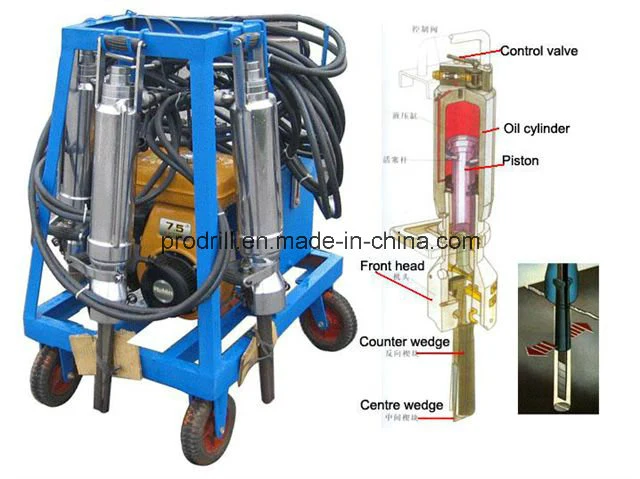 Most Efficent Pd450 Hydraulic Rock Splitter for Mining Work