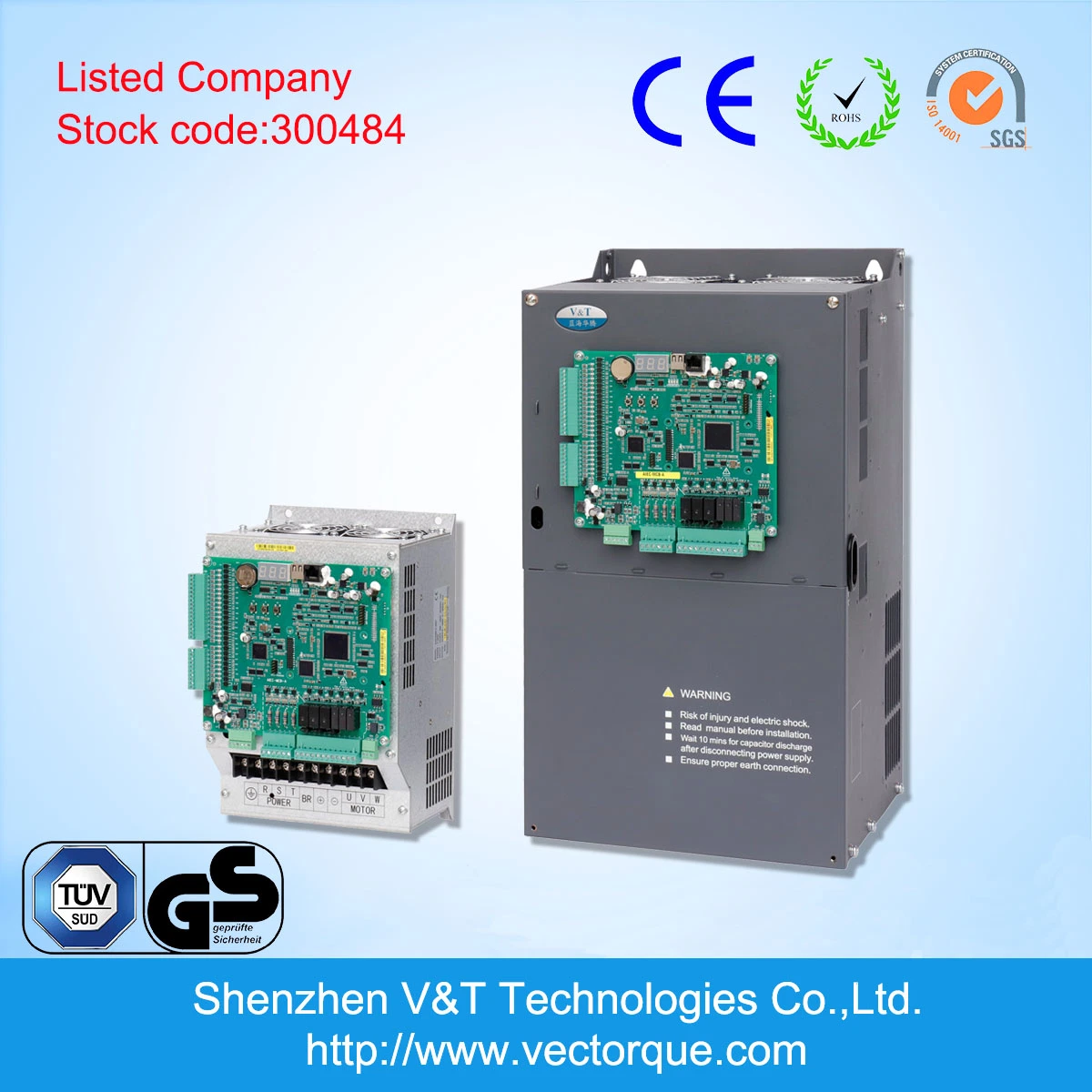 Electric Cabinet Elevator Inverter Can/Modbus RS485 Communication