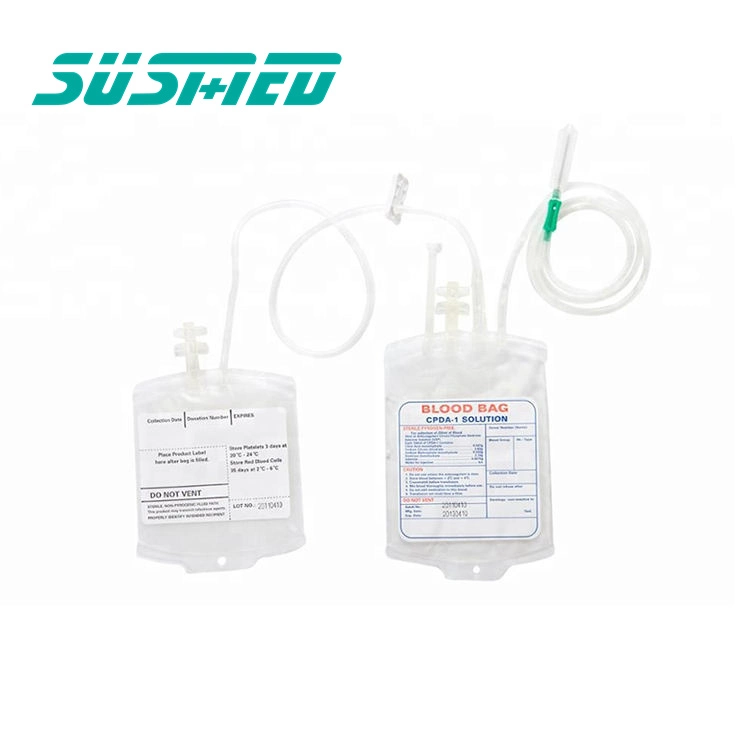 Steriler 250ml 350ml 450ml 500ml-Beutel zur Blutentnahme für medizinische Zwecke