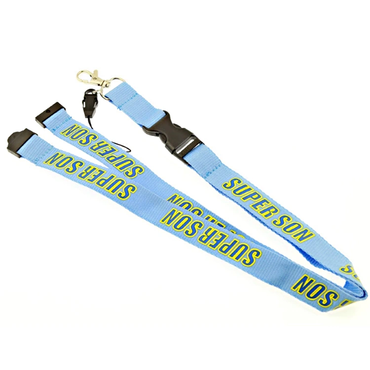 Benutzerdefinierte Seidendruck / Wärmetransfer Druck Polyester Lanyards