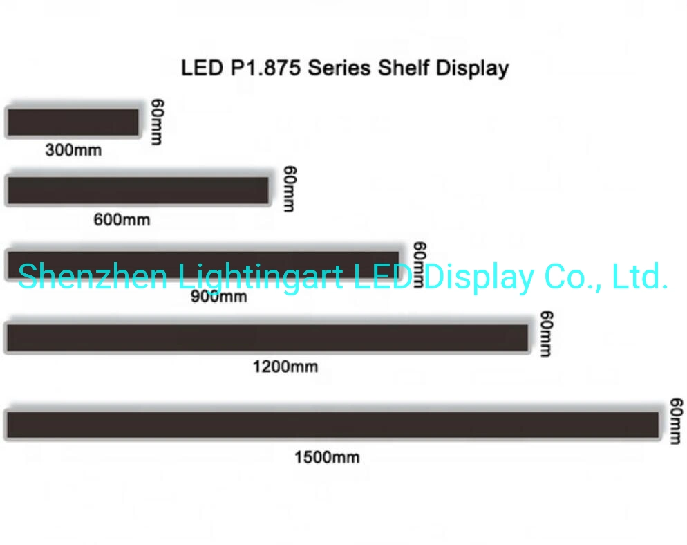 Retail Supermarket COB Gob Signage LED Shelf Display