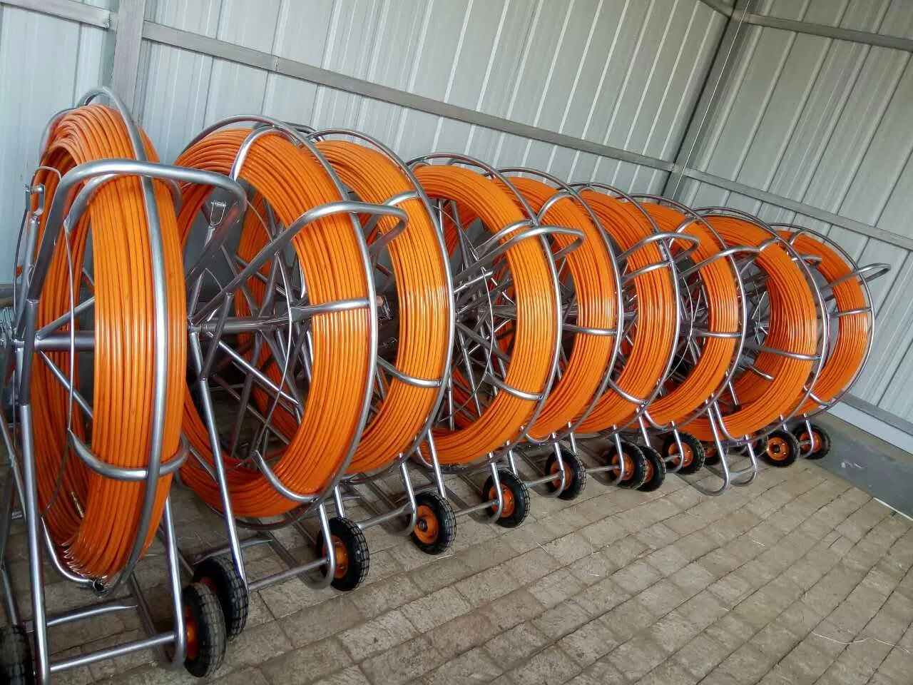 11mm 300m Cable Puller Fiberglass Duct Rodder Cable Pulling Equipment