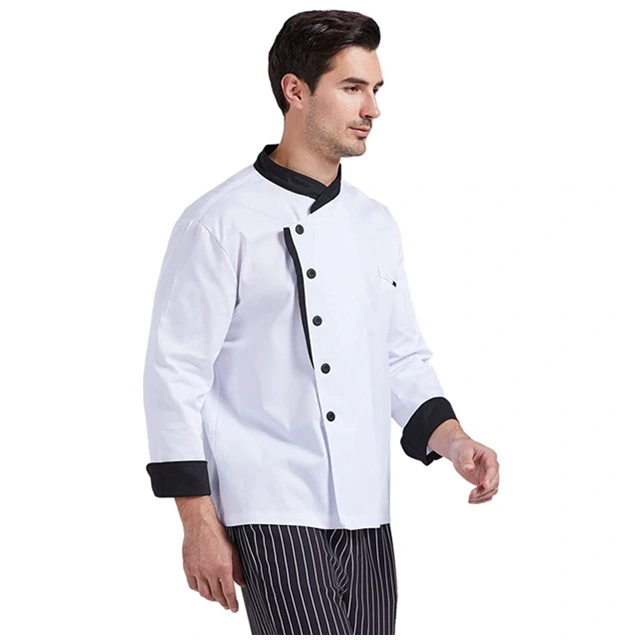New Fashion Long or Short Sleeves Restaurant Hotel Coats Jackets Cooking Chef Clothes Uniforms